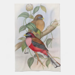 Fågel Vintage Bird Illustration Kitchen Towel Kökshandduk