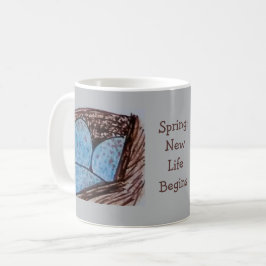 Fågelägg - Våren Nytt Liv Börjar Kaffemugg