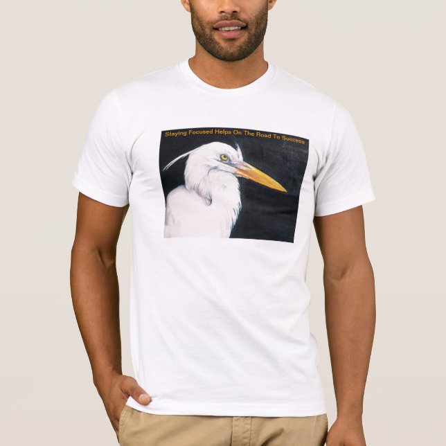 Fågelälskare inspirera T-tröja Tee Shirt (Framsida)