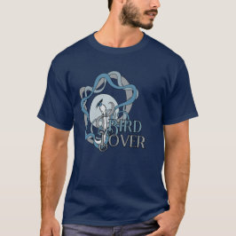 Fågelälskare med indisk paradisfågel t shirt
