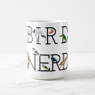 Fågelanläggnings-Nerd-sortiment tre Kaffemugg