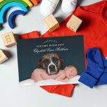 Fågelannonsering för Funny Pet Syskon Inbjudningar<br><div class="desc">Födelsemeddelandet,  inklusive ert päls baby,  som introducerar sitt nya mänskliga baby. All text på framsidan och baksidan är redigerbar.</div>