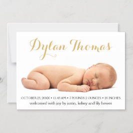 Fågelannonsering om enkel Elegance Anpassningsbar  Magnetisk Inbjudningskort