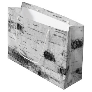 Fågelbark mönster stor presentväska