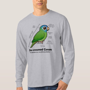 Fågelbeboelig statistik om infångade blåkronor t shirt