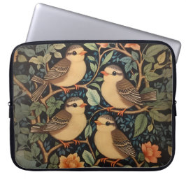 Fågelbeståndet i fyra kute Baby Laptop Fodral