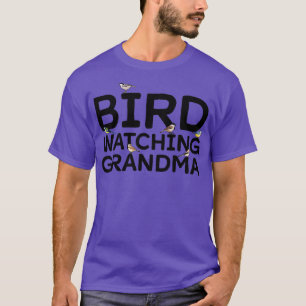 Fågelbevakning Farmor Fågelskådning Birding T Shirt