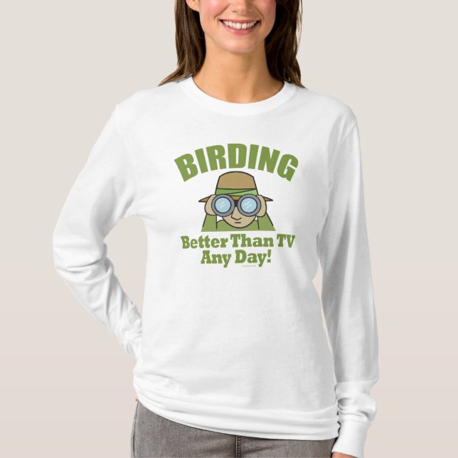 Fågelbevakning Tee Shirt (Framsida)