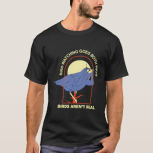 Fågelbevakningen går åt båda parabilerna "Fågeln A T Shirt