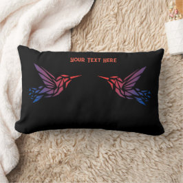 Fågelbild anpassad Murray teckensnitt tygs bomulls Lumbarkudde