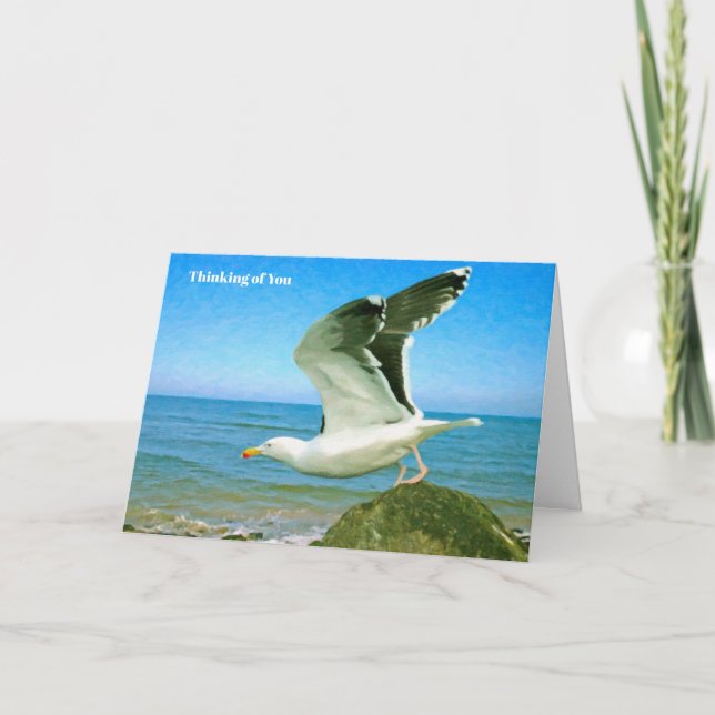 Fågelbild för att få ett bra kort (Framsida)