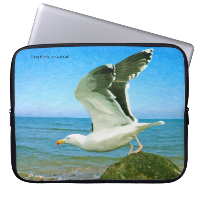 Fågelbild för Electronics Bag Laptop Fodral (Framsidan)