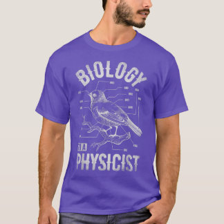 Fågelbiologi till en fysikvetenskapsman, en ung bi t shirt