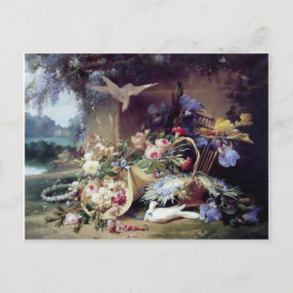 Fågelblommor Vykort