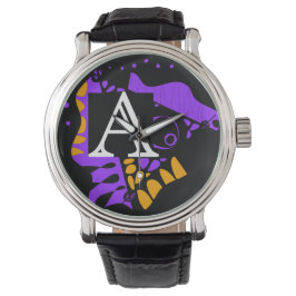 Fågelbo - Personlig Initial Brev A Armbandsur