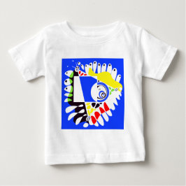 Fågelbo - Royal Blue White T Shirt