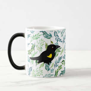 Fågelbodd Blackbird med Gult Magisk Mugg