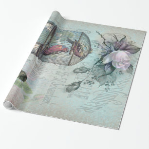 Fågelburblommar Presentpapper