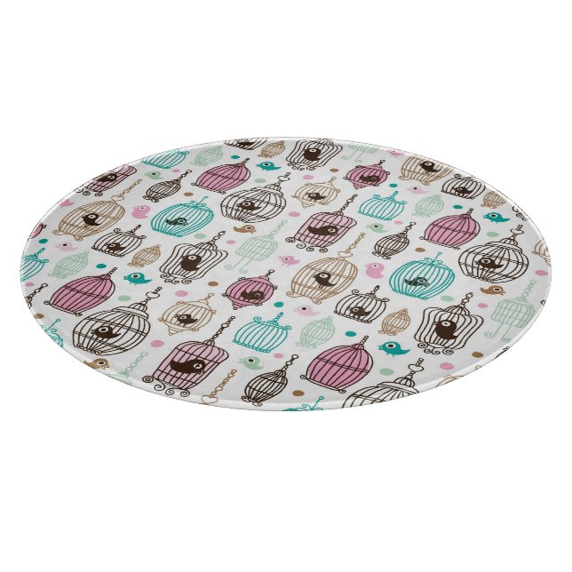 fågelburkärlek lurar bakgrundsmönster (Hörn)