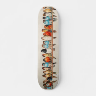 Fågeldäck 1 mini skateboard bräda 18,5 cm