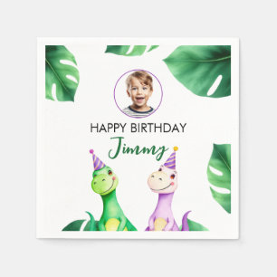 Fågeldag för färgen Trex Kids - foto Pappersservett