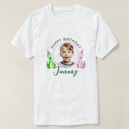 Fågeldag för färgen Trex Kids - foto T Shirt