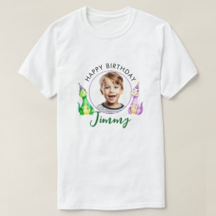 Fågeldag för färgen Trex Kids - foto T Shirt