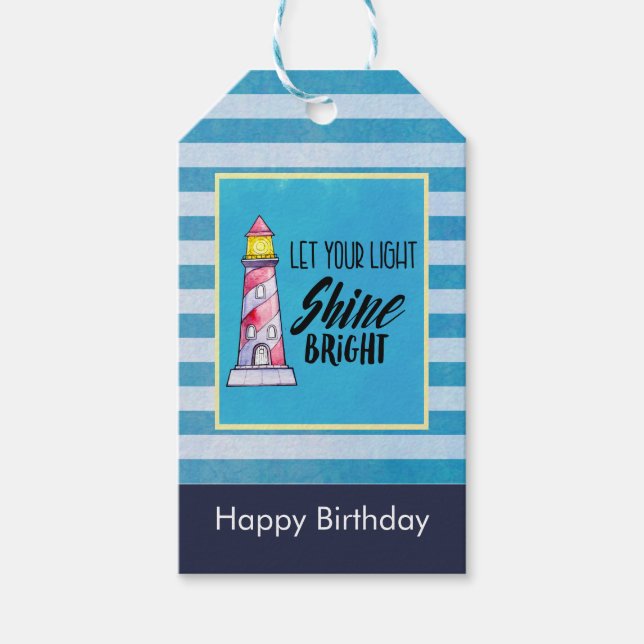 Fågeldag för inspirationsoffertfyr, typografi presentetikett (Framsidan)