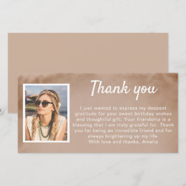 Fågeldag med enkel vattenfärg tack kort