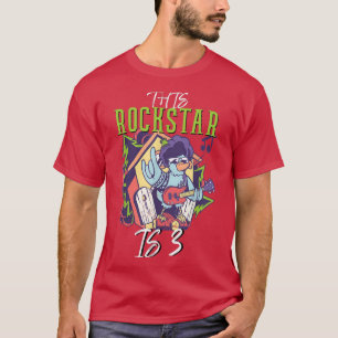 Fågeldagen Boys Rockstar Guitar T-S T Shirt