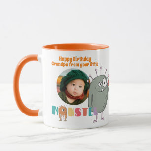 Fågeldagen GRANDPA PHOTO MUGG KIDS Little Monsters