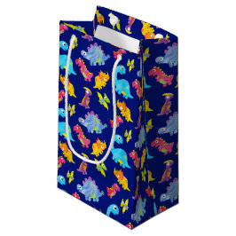 Fågeldagen i Cute Navy Blue Mönster Dinosaur