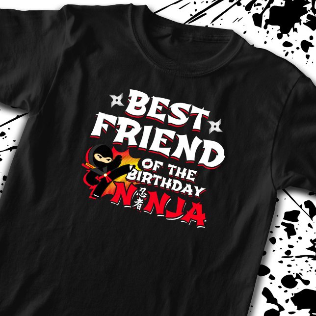 Fågeldagens bästa vän Ninja - Ninja Party T Shirt (Skapare uppladdad)