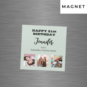 Fågeldagens bästa vänner säljer grönt magnet