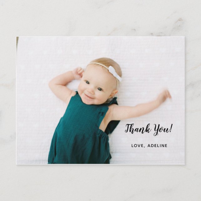 Fågeldagens vykort för foto-Tack (Framsida)