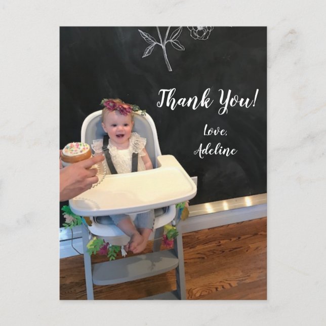 Fågeldagens vykort för foto-Tack (Framsida)