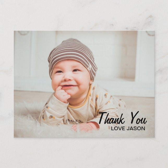 Fågeldagens vykort för foto-Tack (Framsida)