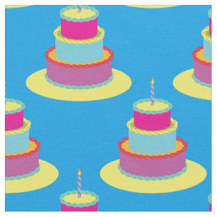 Fågeldags Cakes färgstarka Tyg