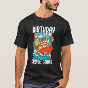 Fågeldags kryssad Squad Funny Cruising for Birthda T Shirt