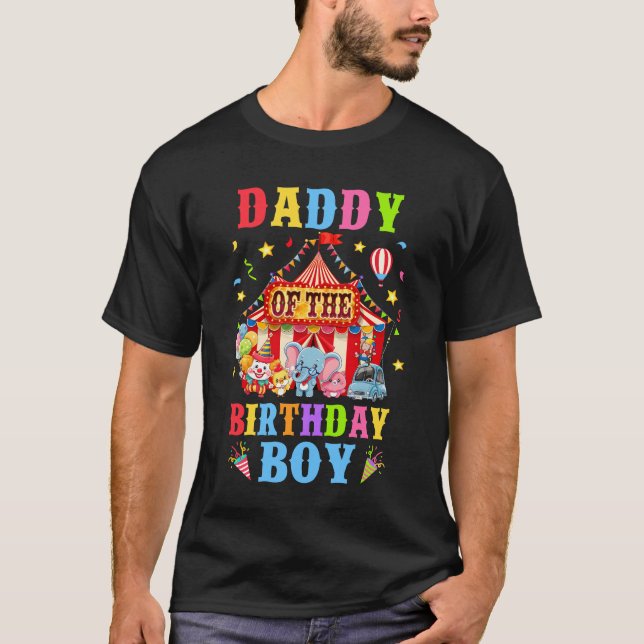 Fågeldagspapper för cirkuskarnival dem t shirt (Framsida)