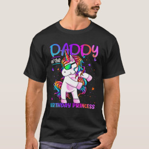 Fågeldagspapper Princess Girl Flossing Unico T Shirt