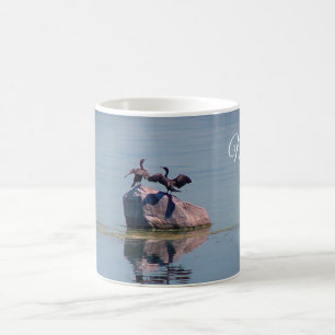 Fågeldans på Sjö Kaffemugg