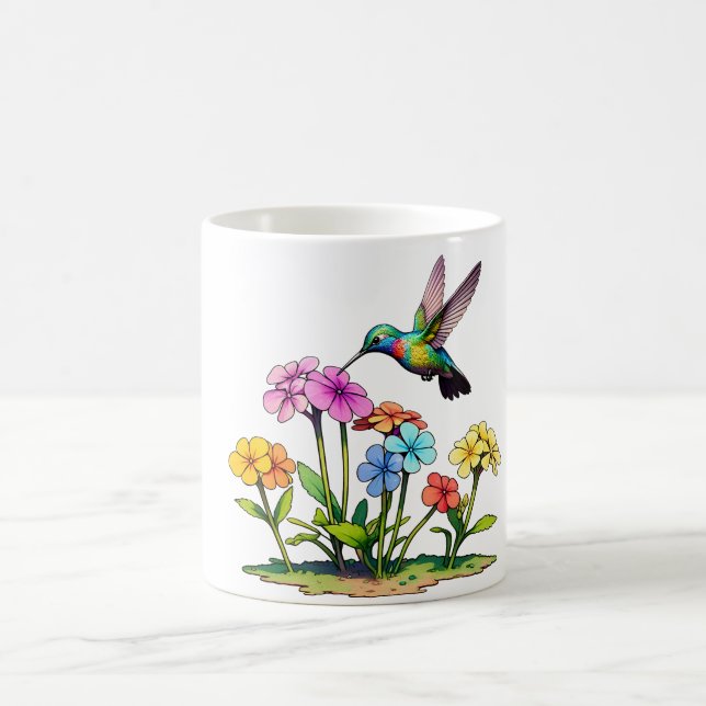 Fågeldesign (3)- från Maaya _Prints Kaffemugg (Center)