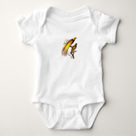 Fågeldesign Barn Babydräkt T Shirt