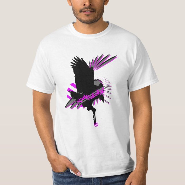 Fågeldesign T-shirt (Framsida)