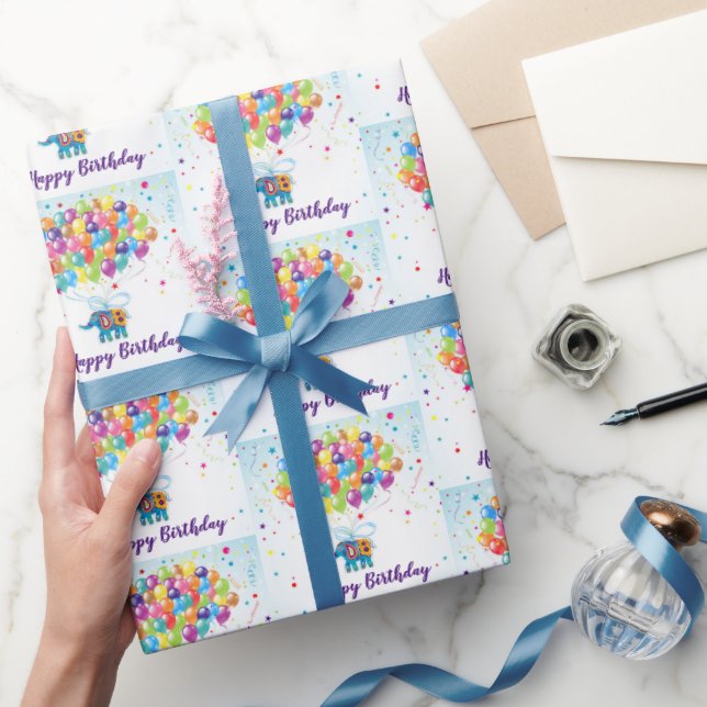 Fågelelefant Presentpapper (Gifting)