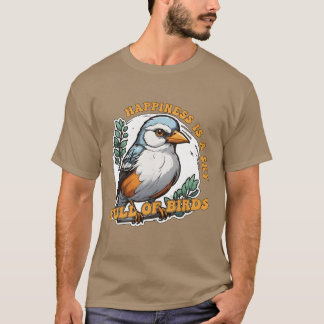 Fågelentusiastisk lycka är en Himmel-ornitolog g T Shirt