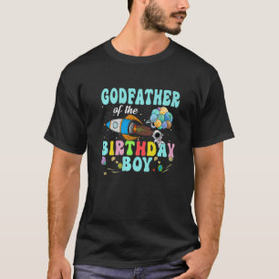 Fågelfadern på födelsedagens Astronaut Boy Space-d T Shirt