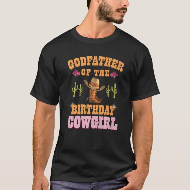 Fågelfadern till födelsedagstjugoflickan Western T Shirt (Framsida)