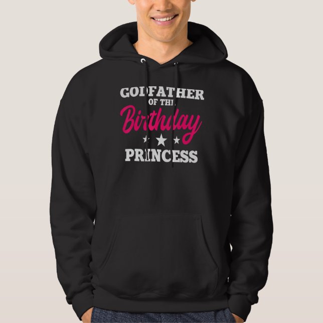 Fågelfadern till födelsedlarprinsessan Party Bday  Hoodie (Framsida)